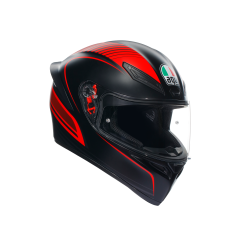 Kask Motocyklowy AGV K1 S Warmup Czarno/Czerwony Mat